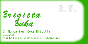 brigitta buka business card